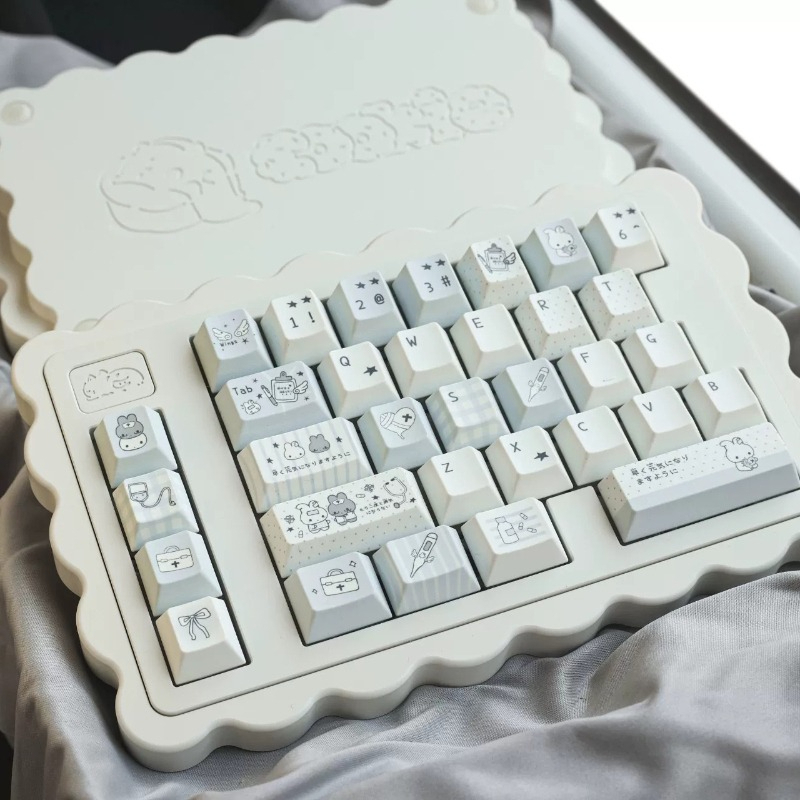 Gaming Keyboard Ergonomic - Keyboard Split Soda Stack Custom Tri-mode
