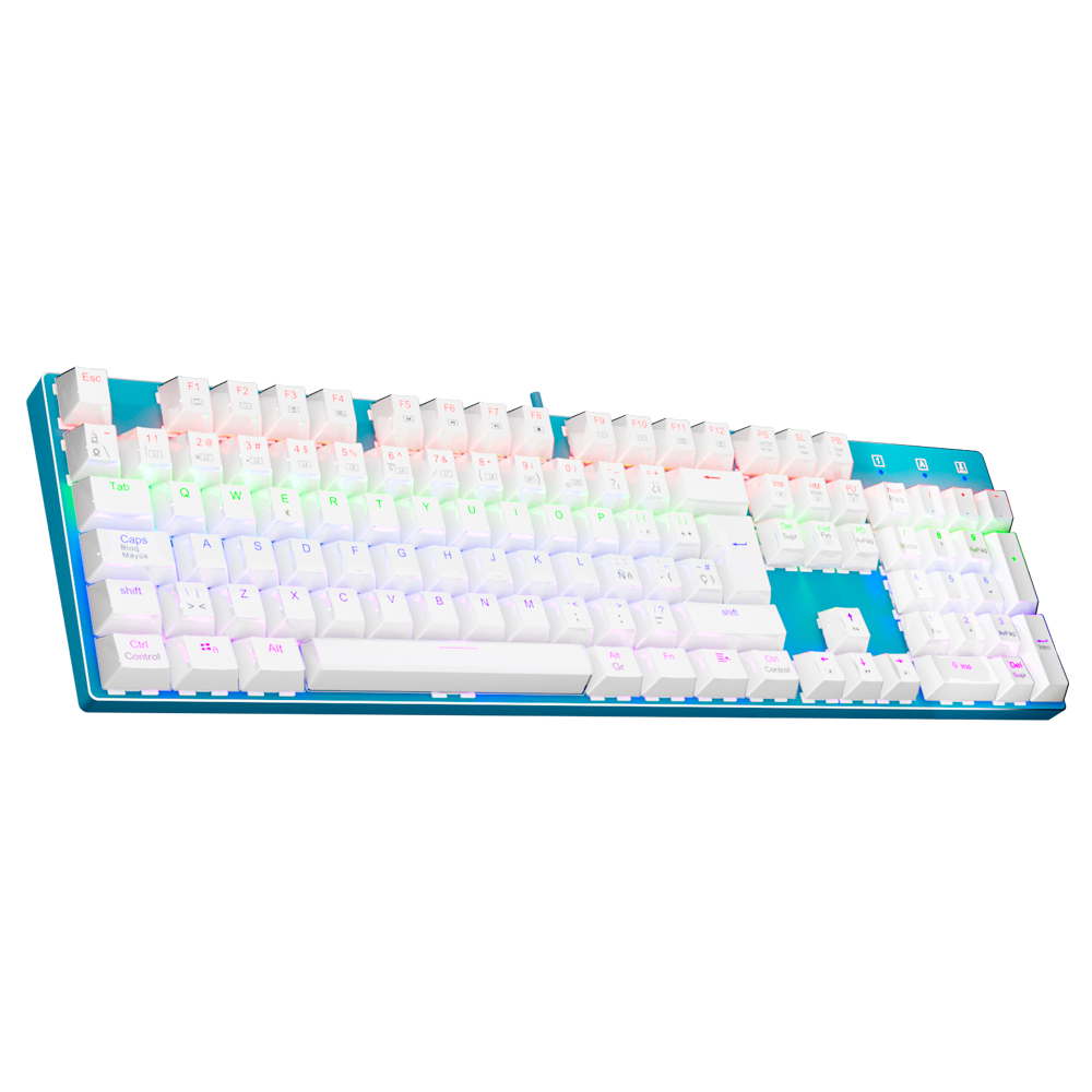 Keyboard Gaming Blue Switch - E-YOOSO Z88 Rainbow FALCON USB Keyboard