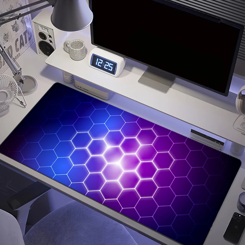 Gaming Keyboard And Mouse Pad - Alas Mouse Seri Honeycomb Ukuran Besar
