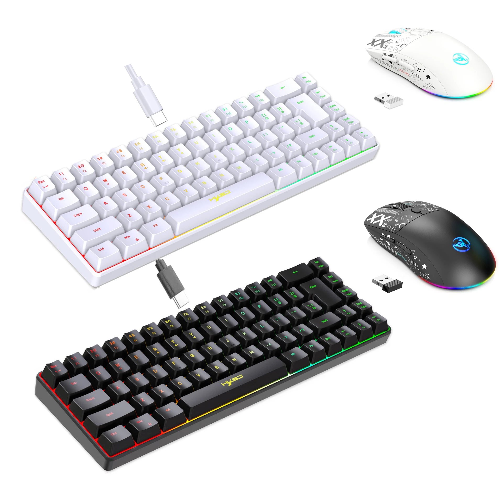 Gaming Keyboard And Mouse Set - Kit Lampu Latar Belakang Keyboard dan