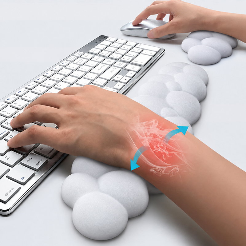 Gaming Keyboard Hand - Alas Mouse dengan Sandaran Pergelangan Tangan