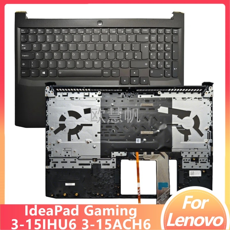 Gaming Keyboard Backlit - Casing Palmrest Atas Laptop Lenovo IdeaPad