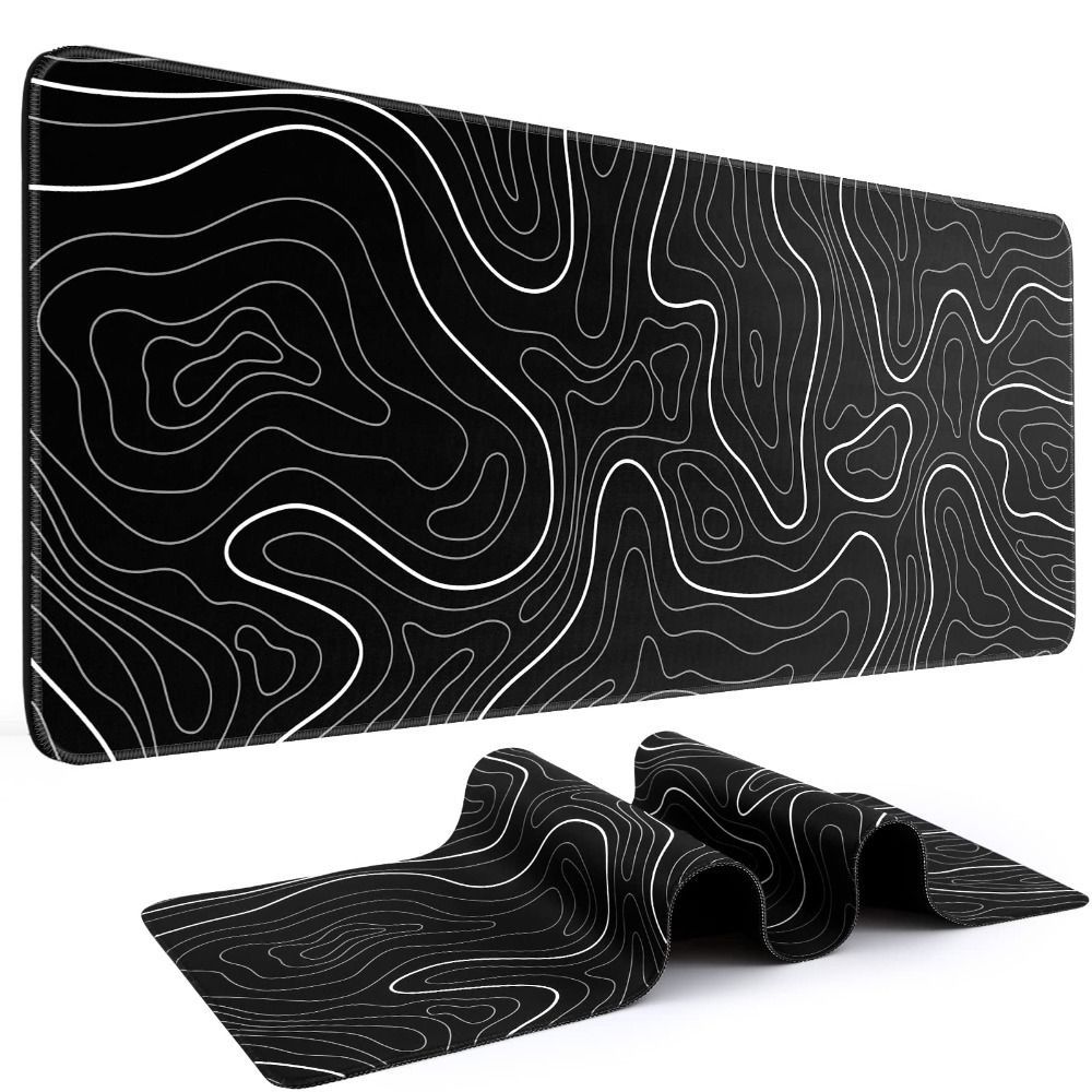 Gaming Keyboard And Mouse Pad - Alas Mouse Gaming Profesional Bentuk Topografi