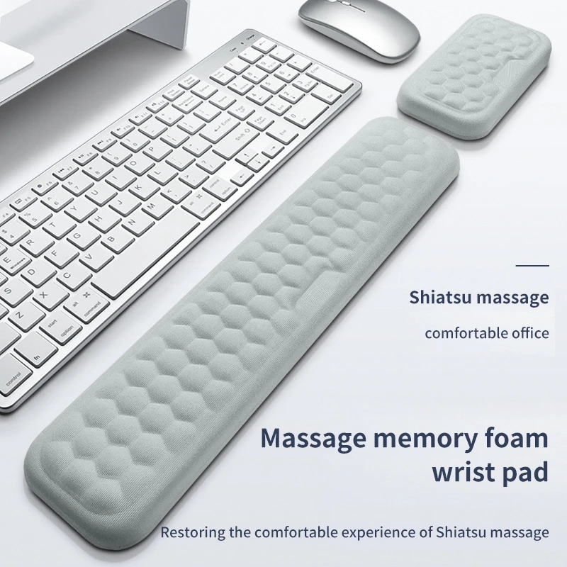 Gaming Keyboard Ergonomic - Bantalan sandaran pergelangan tangan Keyboard meja