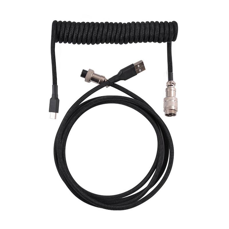 Coiled Usb Cable - Kabel Melingkar Keyboard Mekanis Tipe C