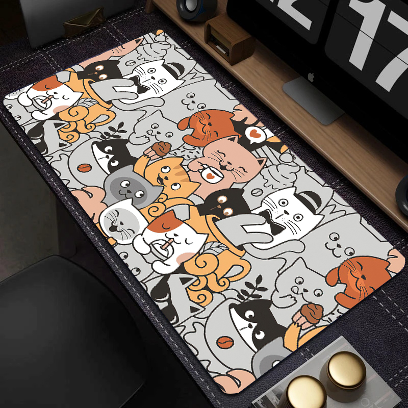 Gaming Keyboard And Mouse Pad - Bantalan Mouse kucing lucu, bantalan Mouse