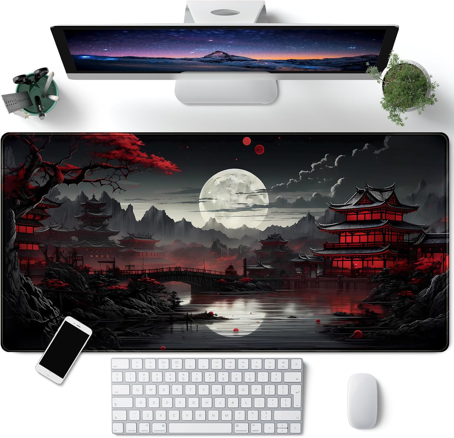 Alas Meja Jepang Alas Meja Bul - Gaming Keyboard And Mouse Pad ulasan dan harga