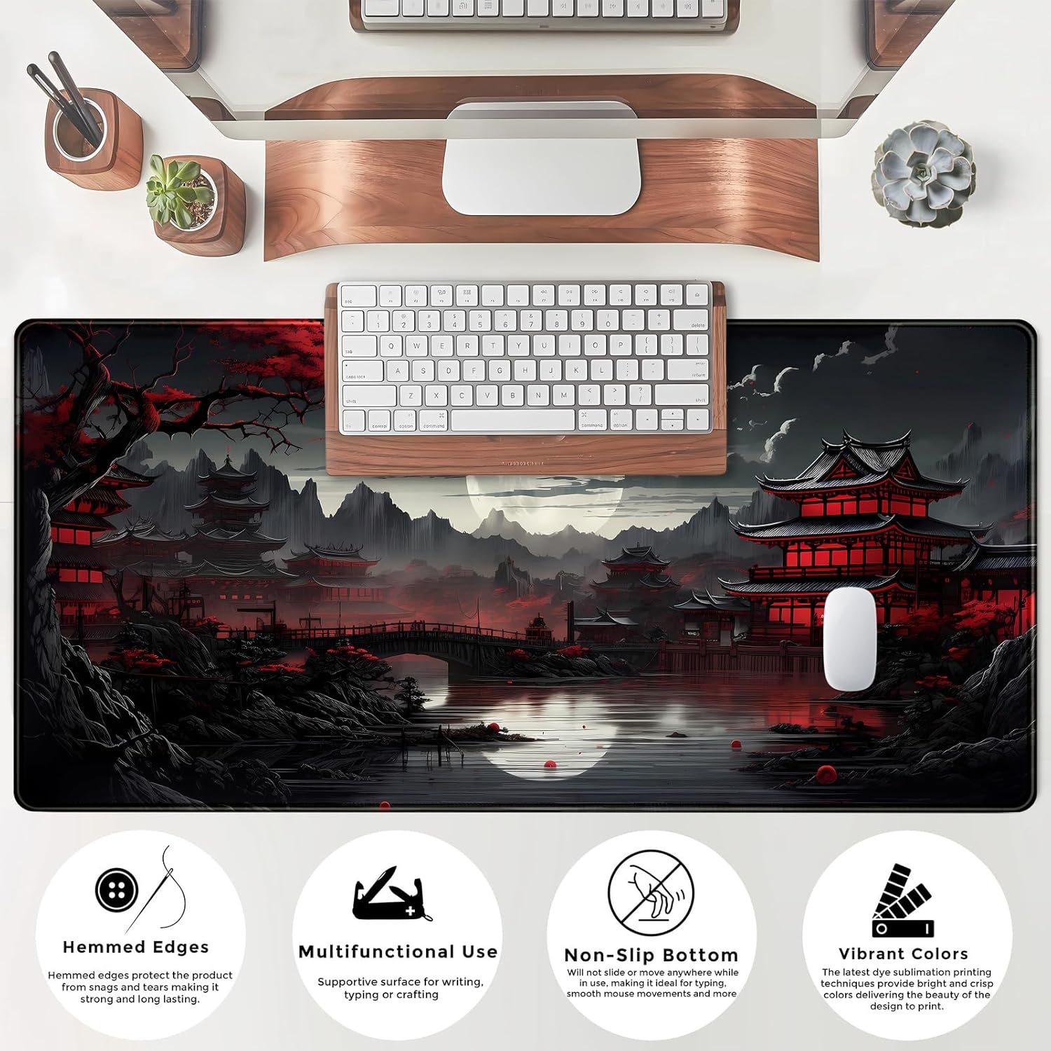 Alas Meja Jepang Alas Meja Bul - Gaming Keyboard And Mouse Pad ulasan dan harga