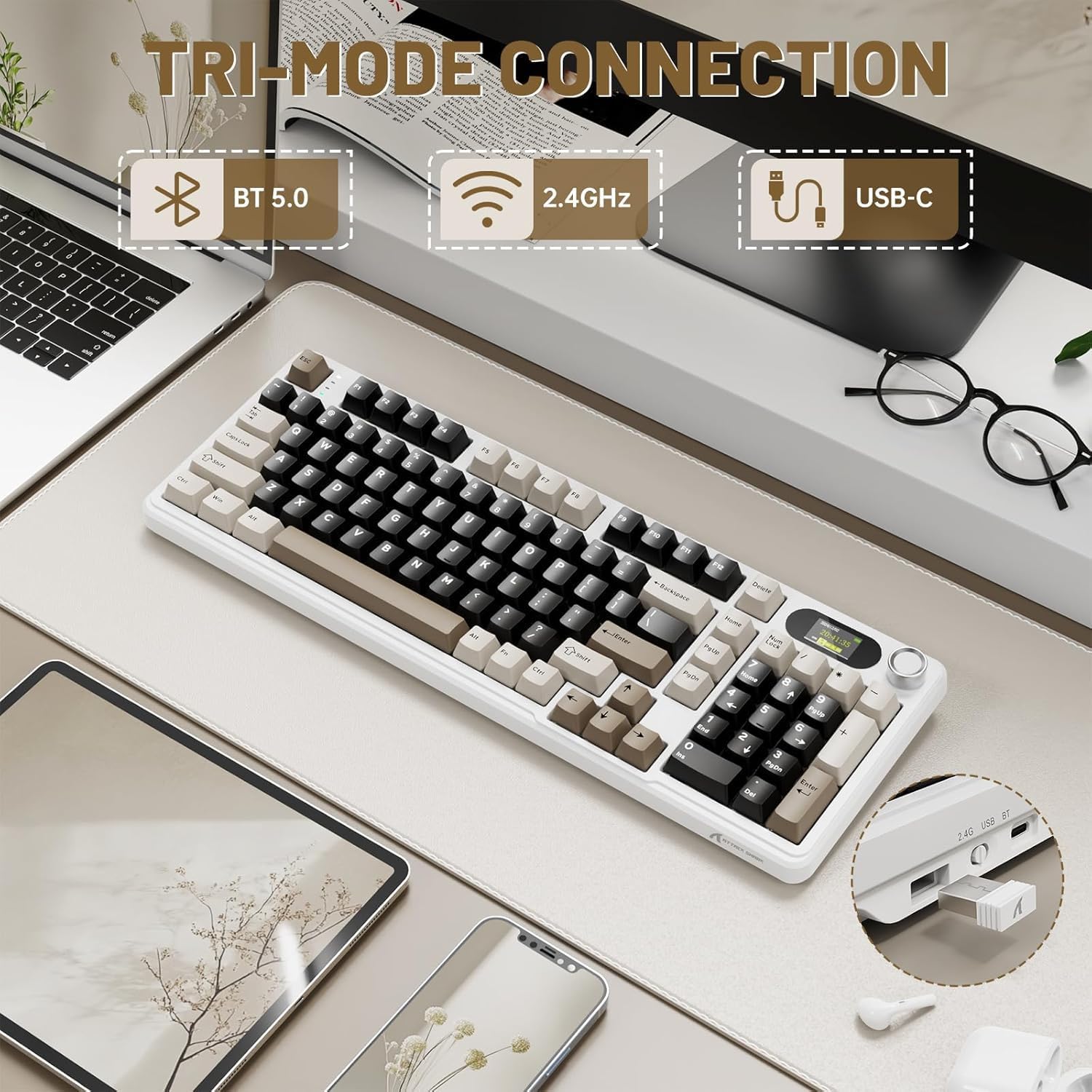 ATTACK SHARK X98Pro Keyboard M - Gaming Keyboard Thocky ulasan dan harga