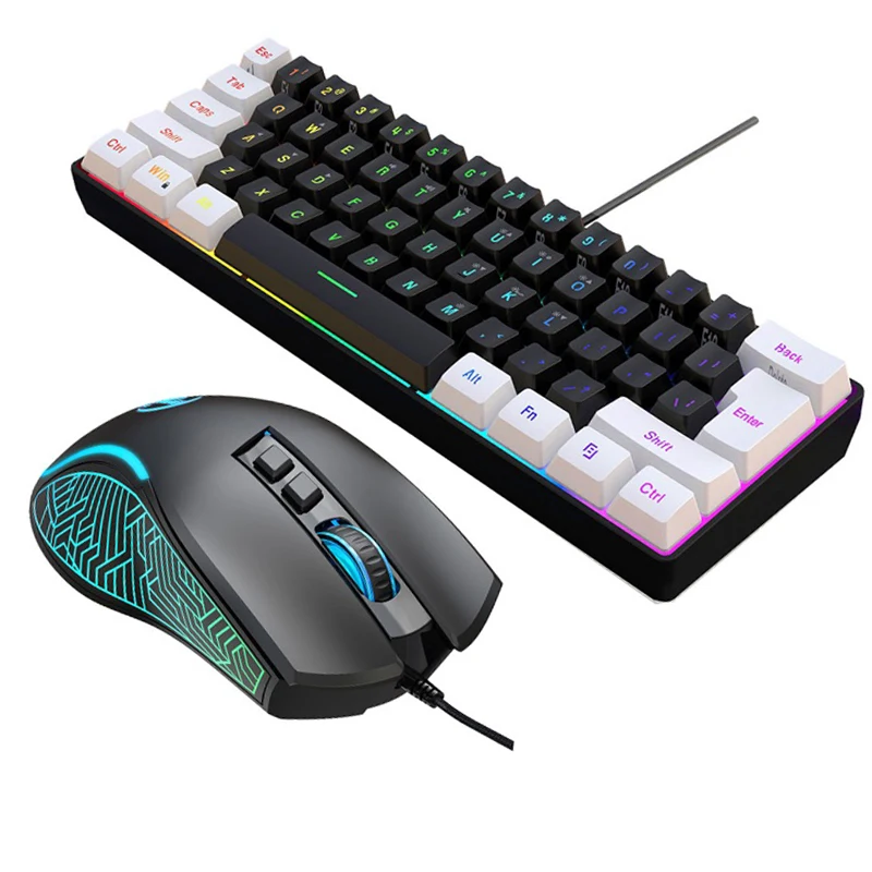 Keyboard dan Mouse 60% Combo K - Gaming Keyboard And Mouse Wireless ulasan dan harga