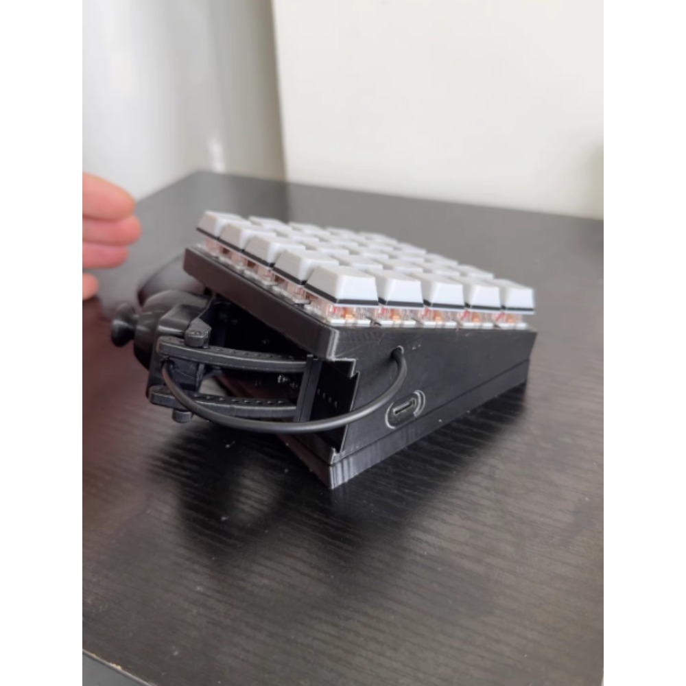 DIY Joystick Game Satu Tangan  - Gaming Keyboard Hand ulasan dan harga
