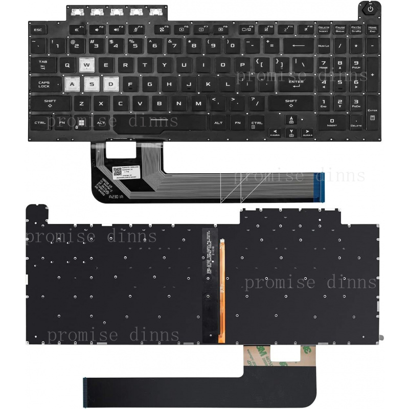 M US Keyboard untuk Asus TUF G - Gaming Keyboard Backlit ulasan dan harga
