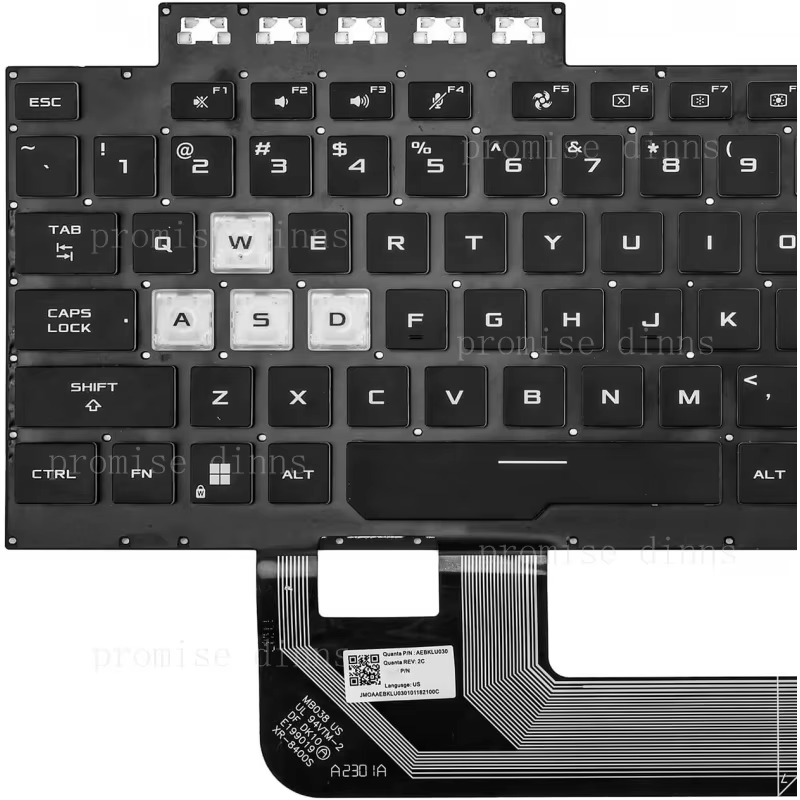 M US Keyboard untuk Asus TUF G - Gaming Keyboard Backlit ulasan dan harga