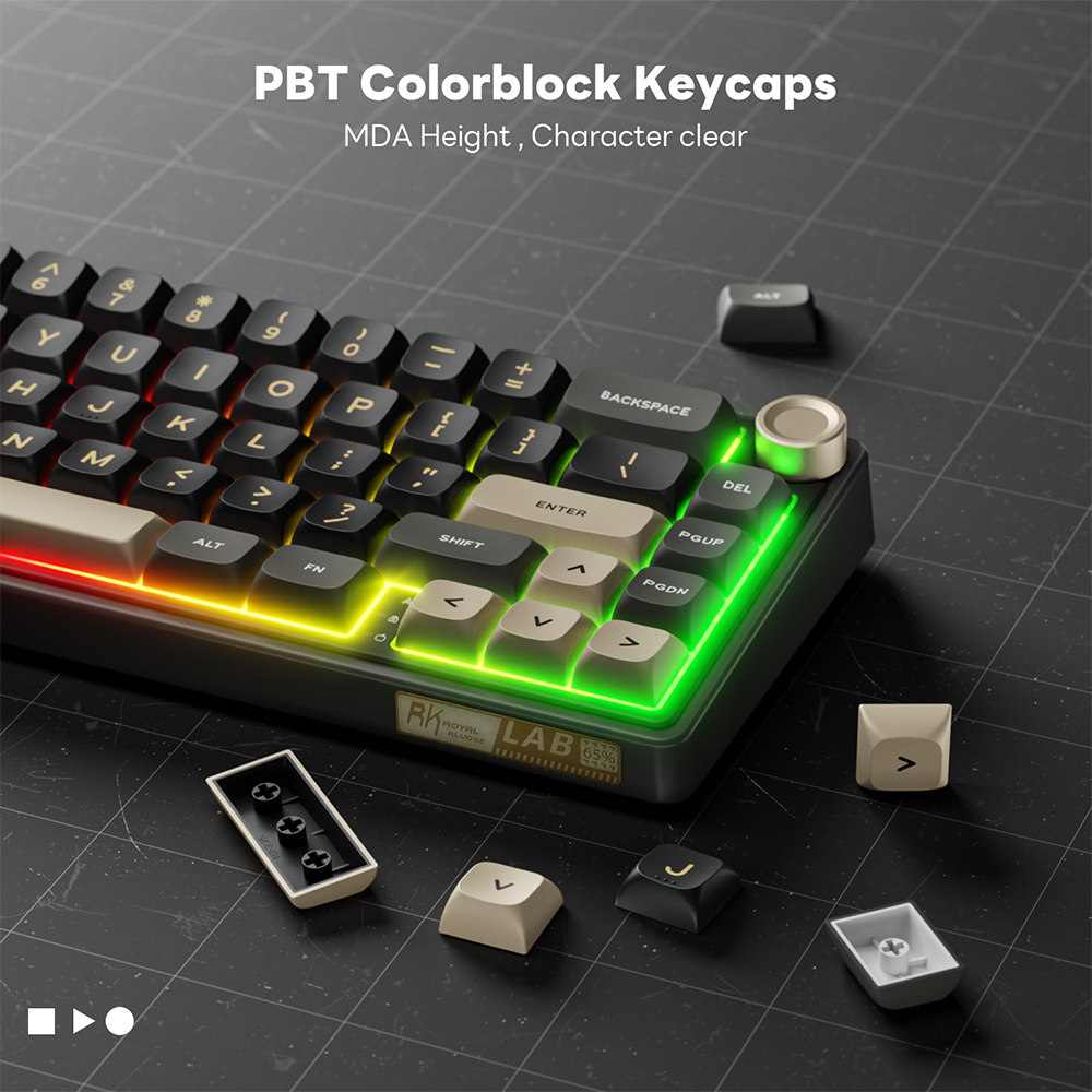Royal Kludge RK R65 Keyboard M - Gaming Keyboard Thocky ulasan dan harga