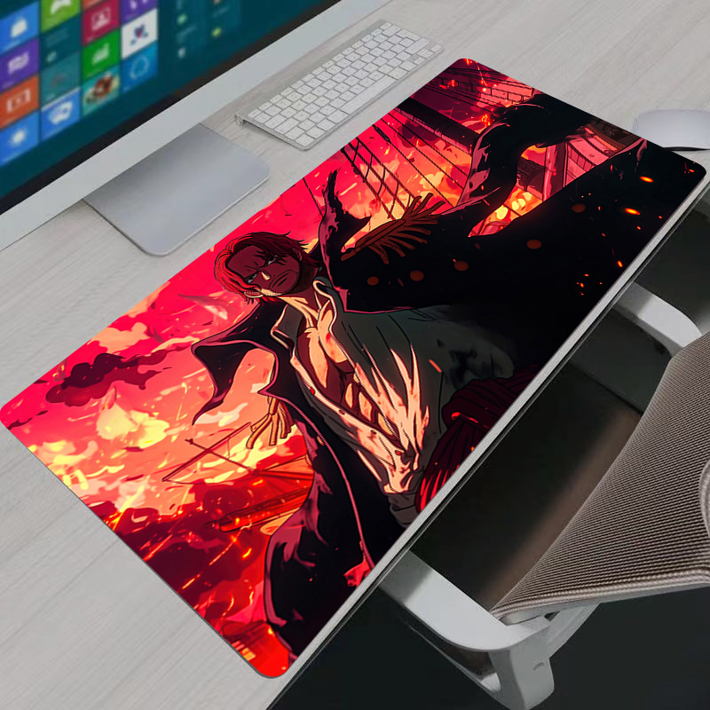 One Piece Shanks Mouse Pad Bes - Gaming Keyboard En Mouse ulasan dan harga
