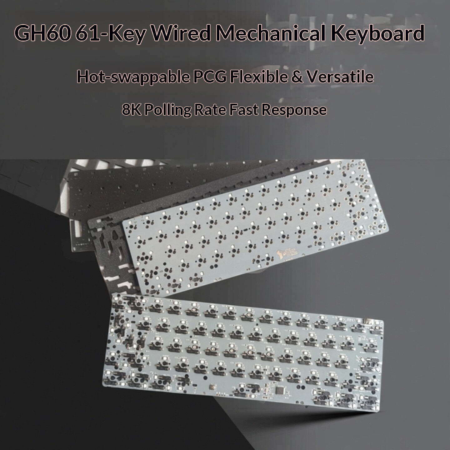 PCB Keyboard GH60 yang Dapat D - Hot Swap Pcb ulasan dan harga