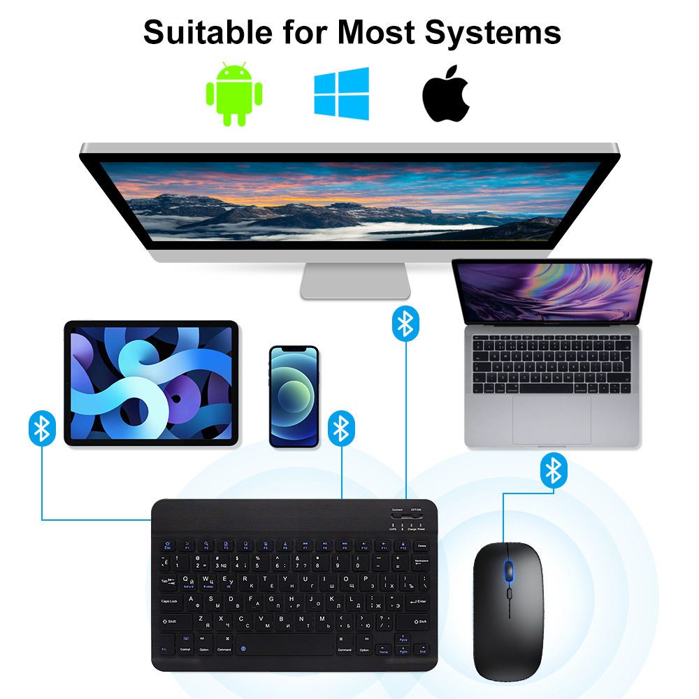 Keyboard dan Mouse Bluetooth,  - Gaming Keyboard And Mouse Wireless ulasan dan harga