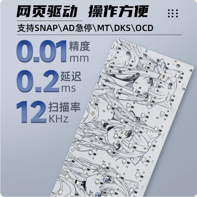 PCB keyboard Hall Effect warna - Hot Swap Pcb ulasan dan harga
