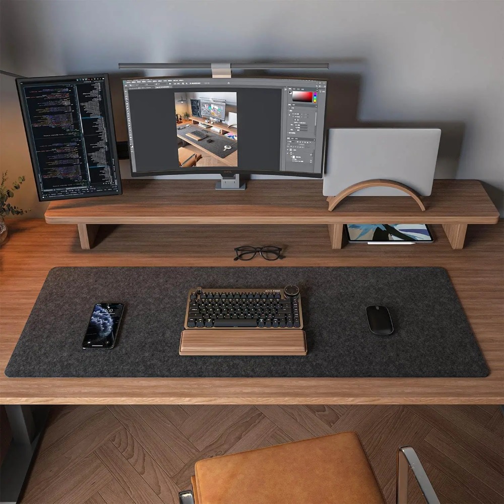 Alas Meja Felt untuk Komputer  - Gaming Keyboard And Mouse Pad ulasan dan harga
