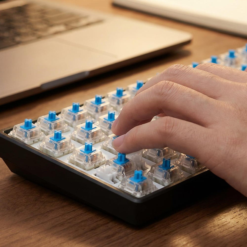 10/20 Buah Sakelar Pengganti D - Keyboard Gaming Blue Switch ulasan dan harga