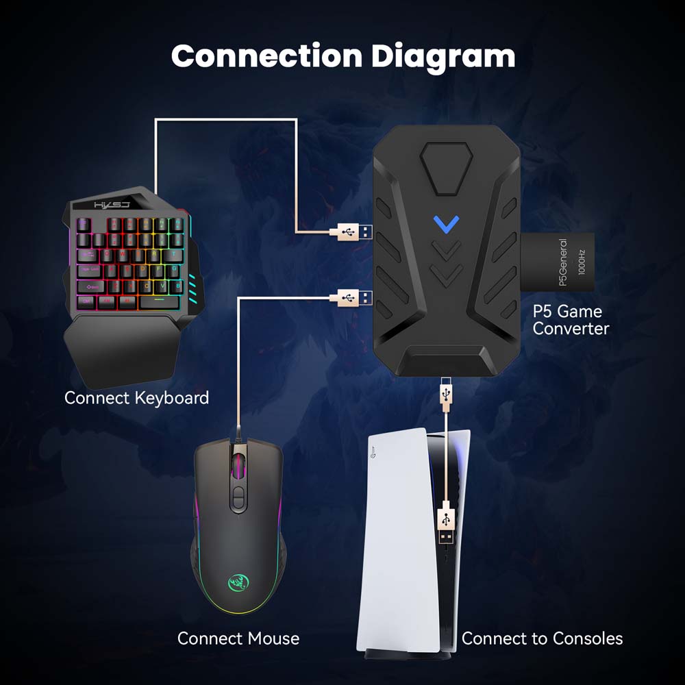 Untuk PS5 Gaming Keyboard Mous - Gaming Keyboard Types ulasan dan harga