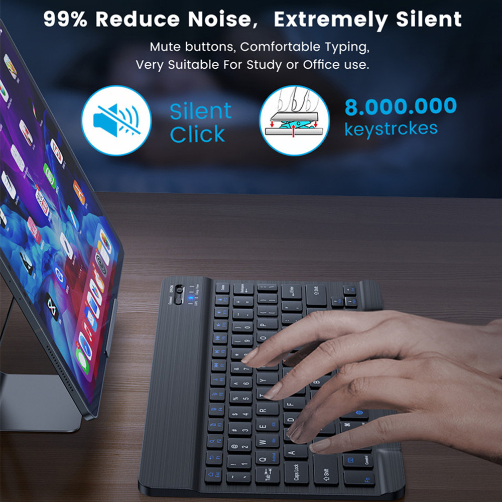 Keyboard Mini Bluetooth Nirkab - Gaming Keyboard And Mouse Wireless ulasan dan harga