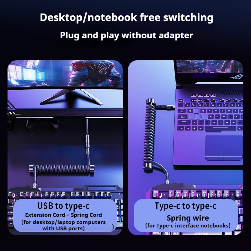 Kabel Keyboard Melingkar Eary  - Gaming Keyboard Types ulasan dan harga