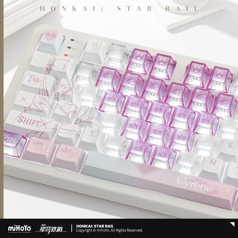 [Asli] MiHoYo Game Honkai Star - Gaming Keyboard Wireless ulasan dan harga