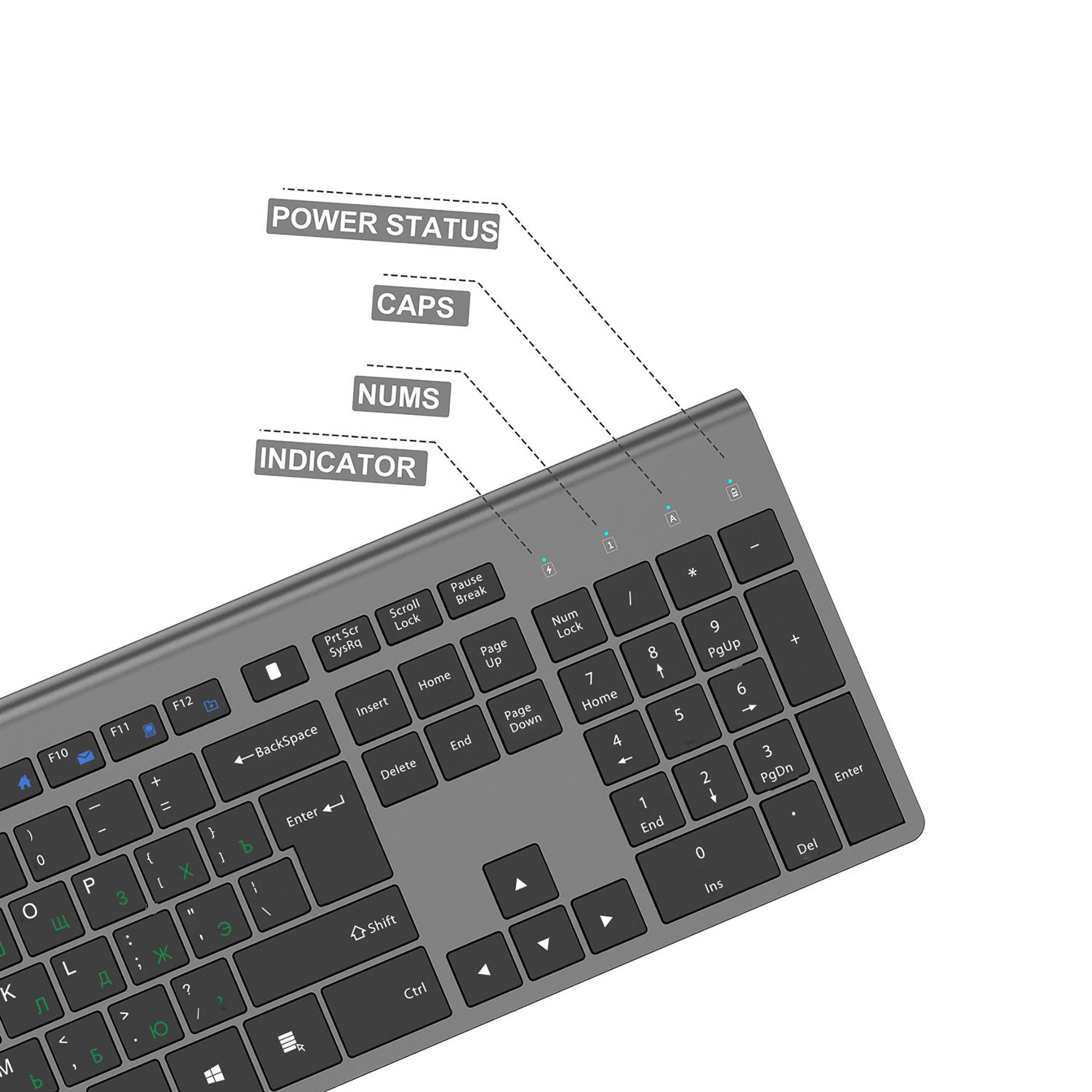 Set Keyboard dan Mouse Nirkabe - Gaming Keyboard And Mouse Wireless ulasan dan harga