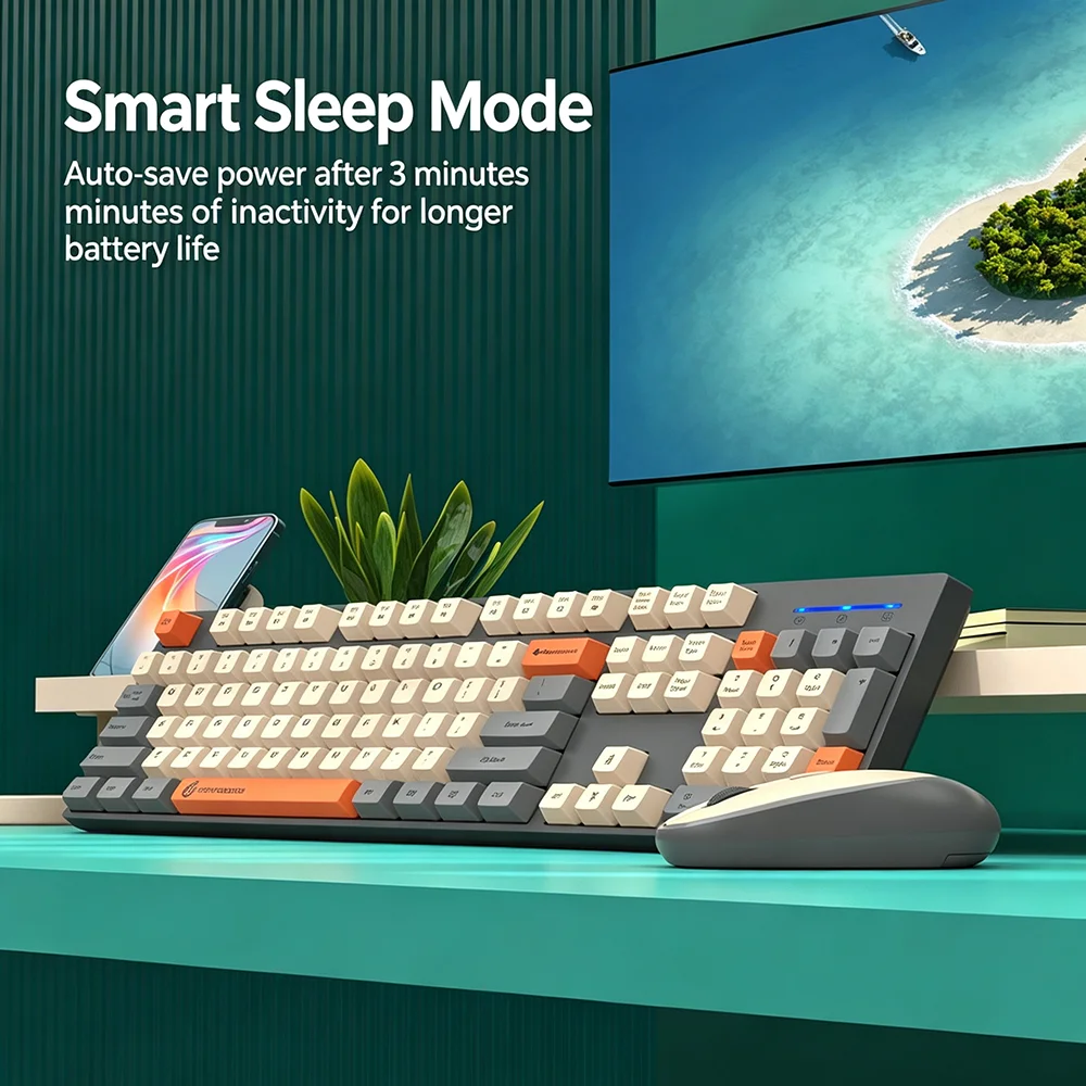 KEBIDUMEI Set Keyboard dan Mou - Gaming Keyboard And Mouse Set ulasan dan harga