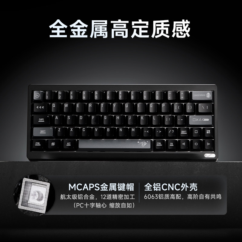 Keyboard Custom Wuyan Quadrant - Gaming Keyboard Number Pad ulasan dan harga