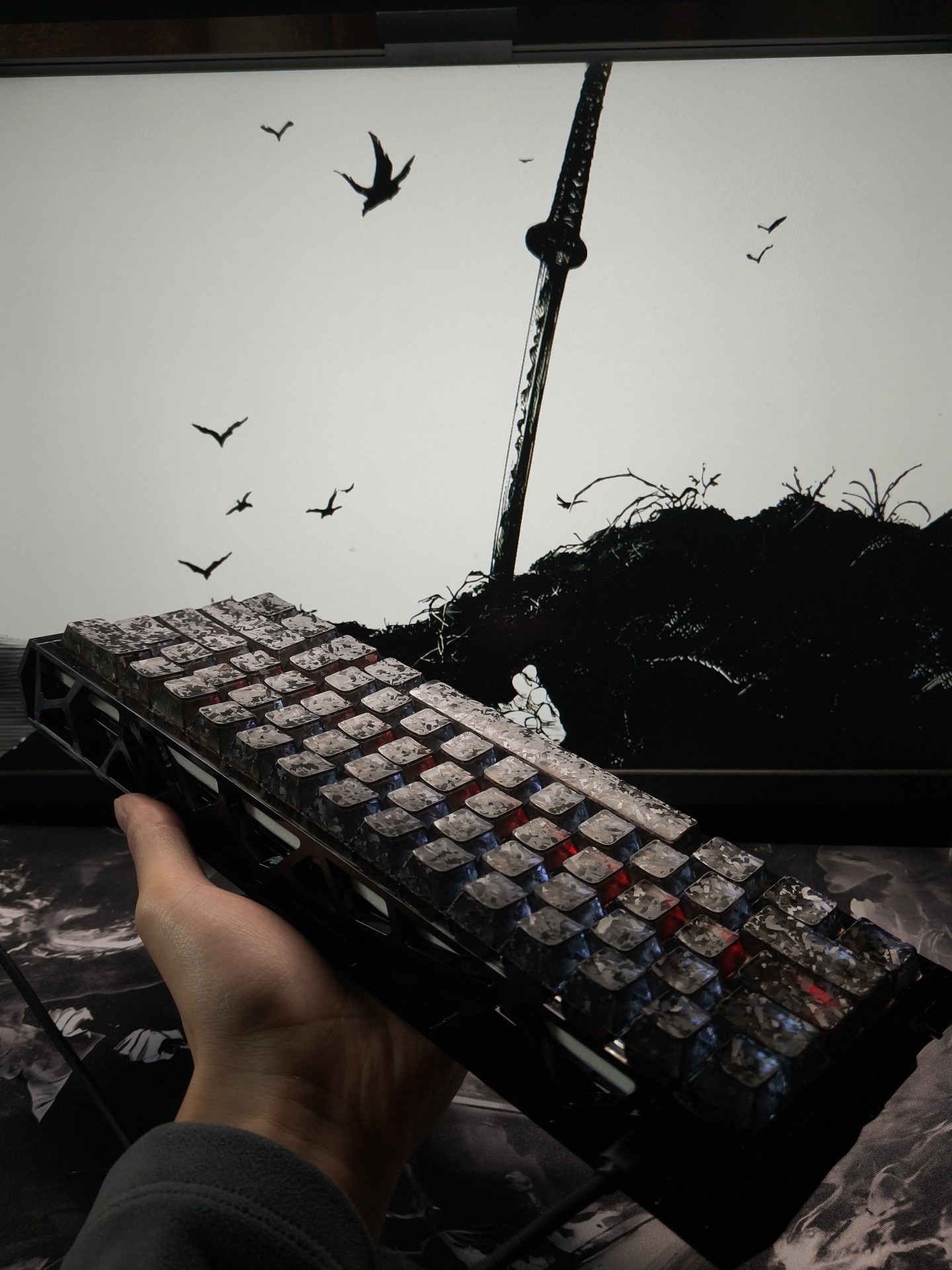 Keyboard Gaming Kompak 60% Lay - Gaming Keyboard Number Pad ulasan dan harga