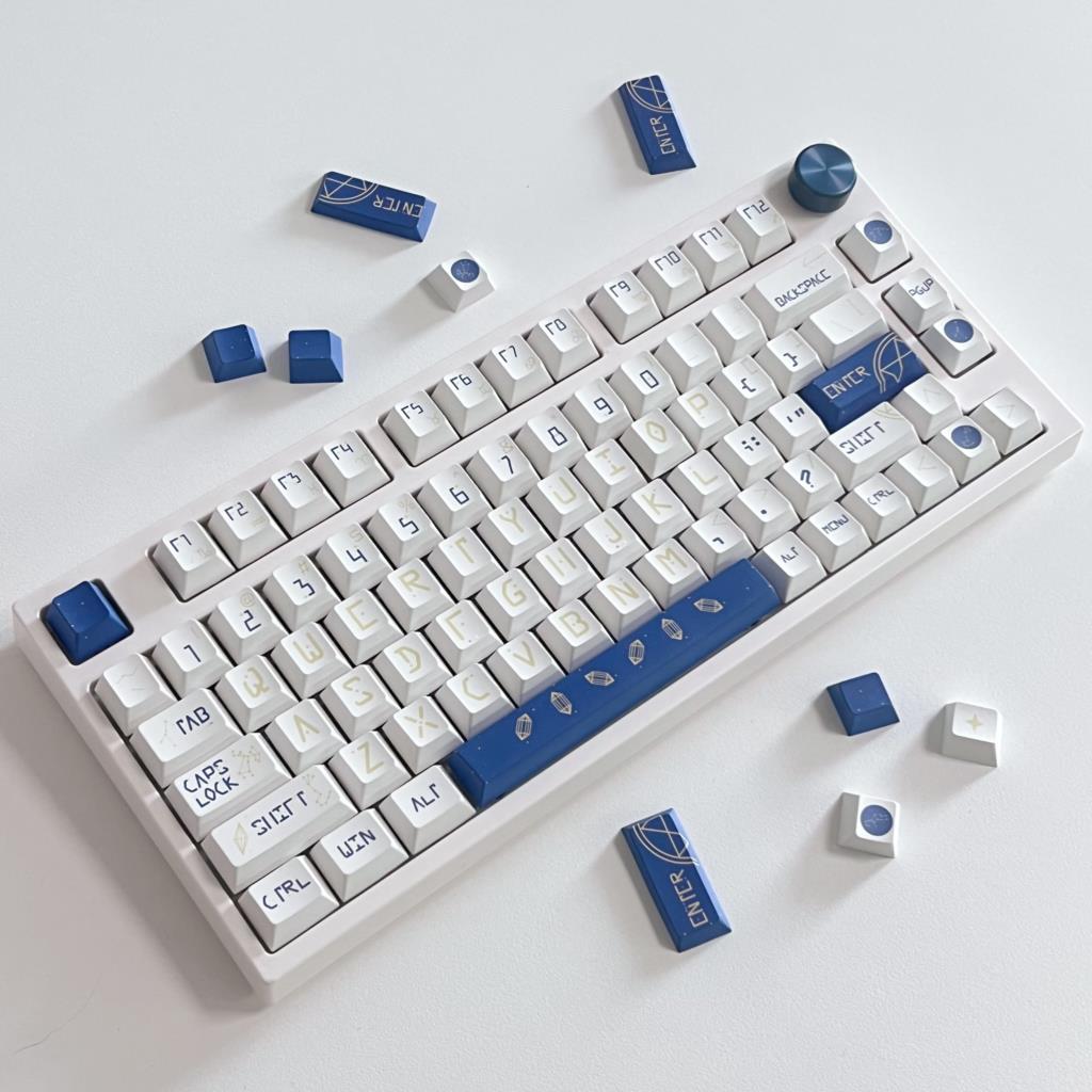 132 Tombol Konstelasi Profil C - Keyboard Gaming Blue Switch ulasan dan harga