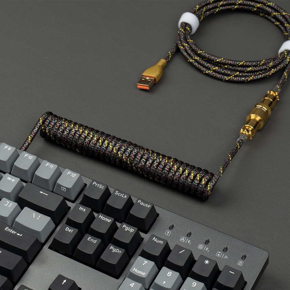 Kabel Aviator Berlapis Emas US - Gaming Keyboard Magnetic Switches ulasan dan harga