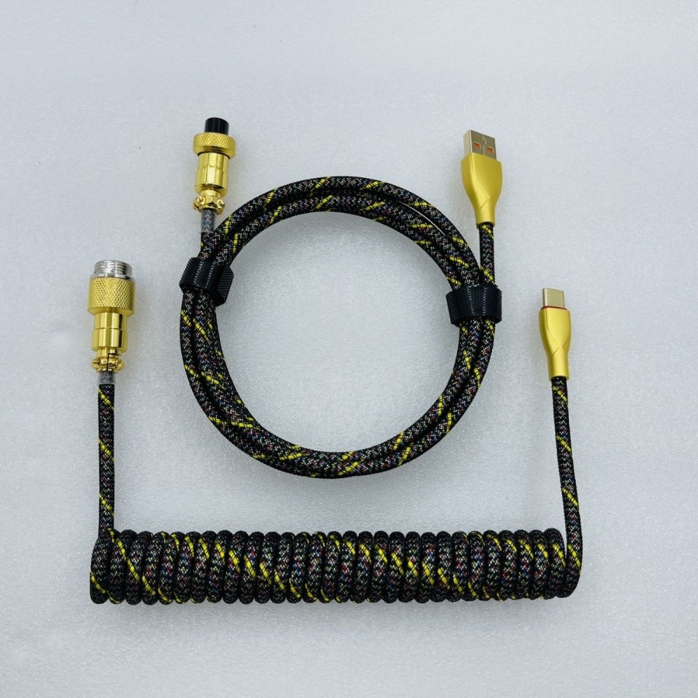 Kabel Aviator Berlapis Emas US - Gaming Keyboard Magnetic Switches ulasan dan harga