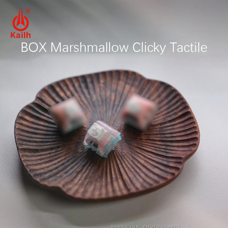 Kailh BOX Marshmallow Clicky T - Keyboard Gaming Blue Switch ulasan dan harga