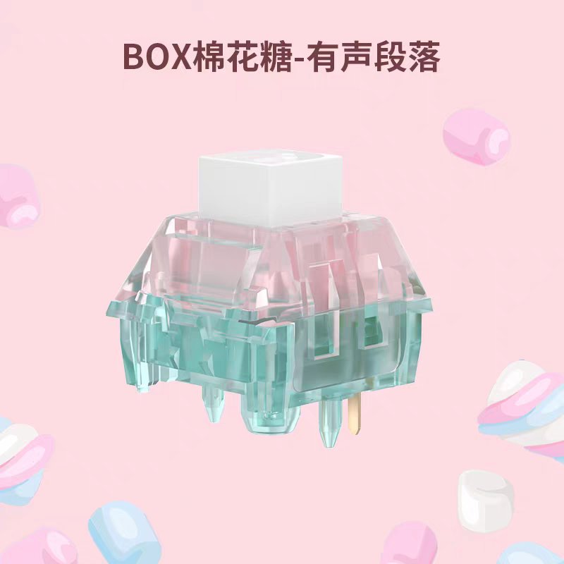 Kailh BOX Marshmallow Clicky T - Keyboard Gaming Blue Switch ulasan dan harga