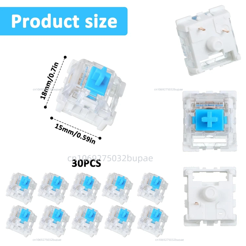 Sakelar Keyboard Mekanik Biru  - Keyboard Gaming Blue Switch ulasan dan harga