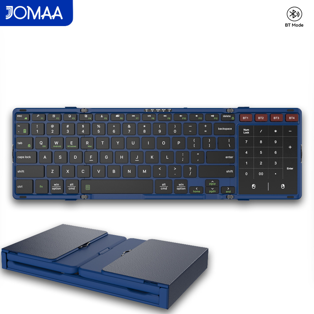 Keyboard Bluetooth Lipat JOMAA - Gaming Keyboard Number Pad ulasan dan harga