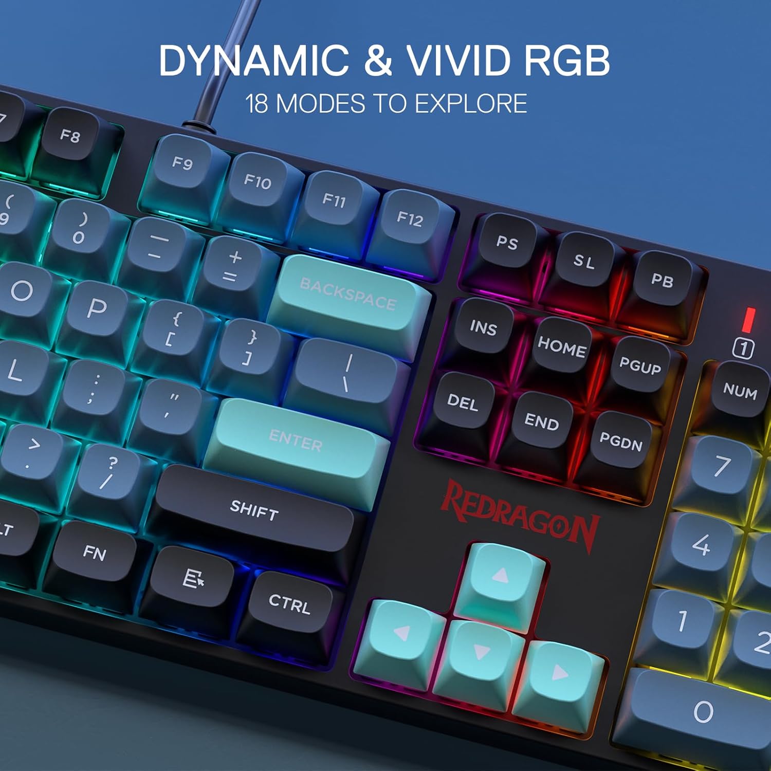 Redragon K582 SE Kabel RGB 104 - Gaming Keyboard Thocky ulasan dan harga