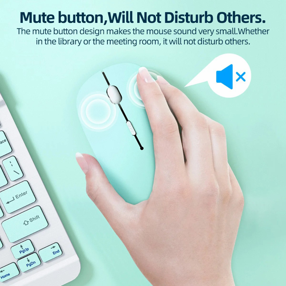 Mouse Bluetooth Senyap Mouse N - Gaming Keyboard And Mouse Wireless ulasan dan harga