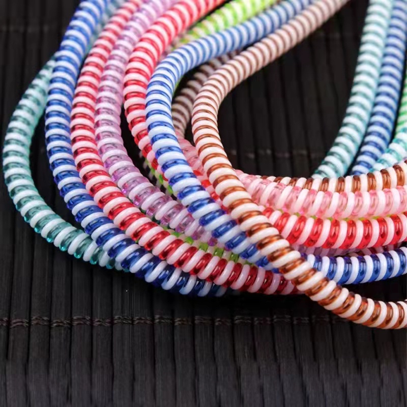 Pelindung Kabel USB Spiral TPU - Coiled Usb Cable ulasan dan harga