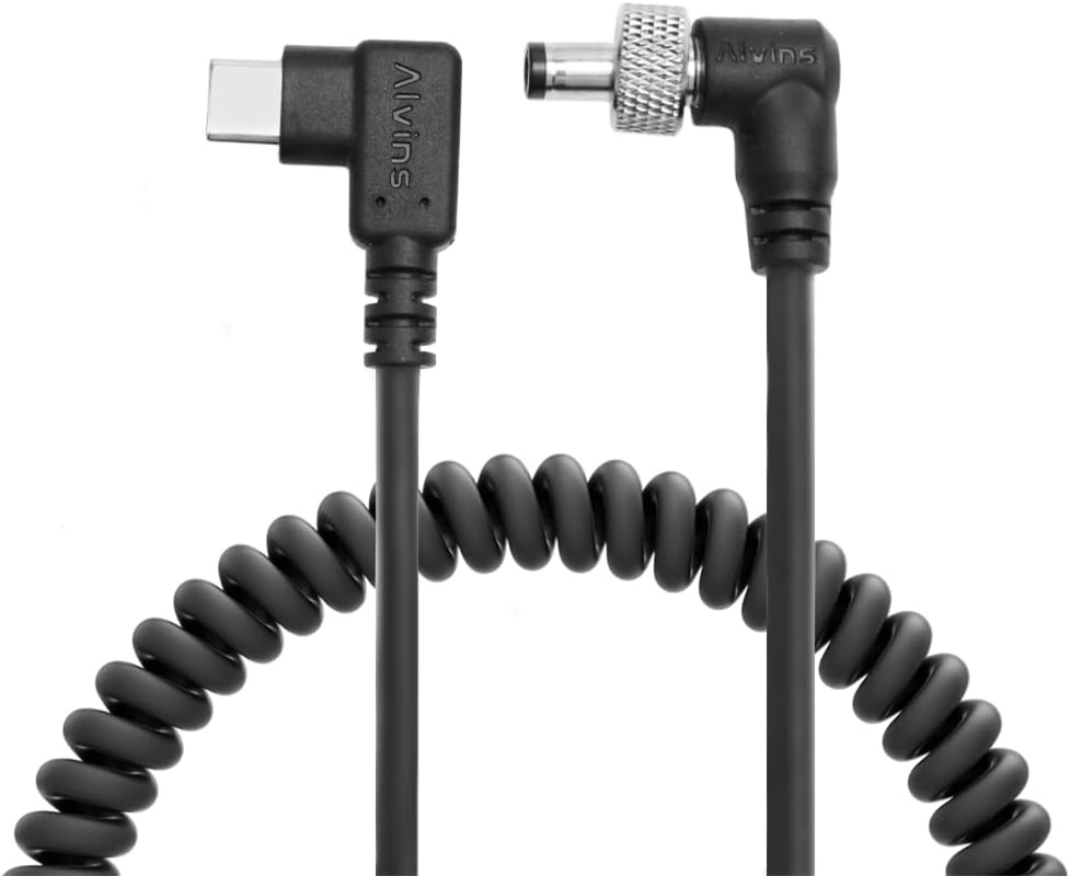 Kabel Alvin PD USB-C Tipe-C un - Coiled Usb Cable ulasan dan harga